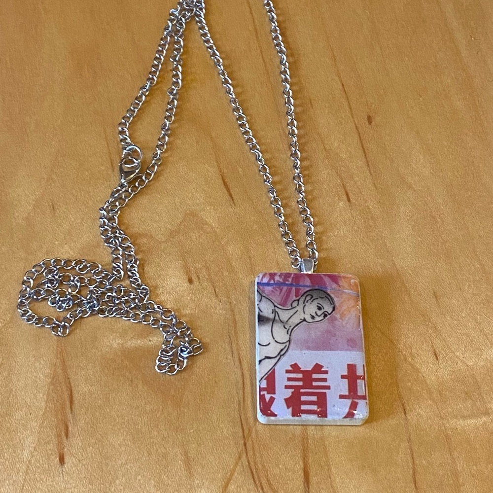 Handmade Rummikub necklace